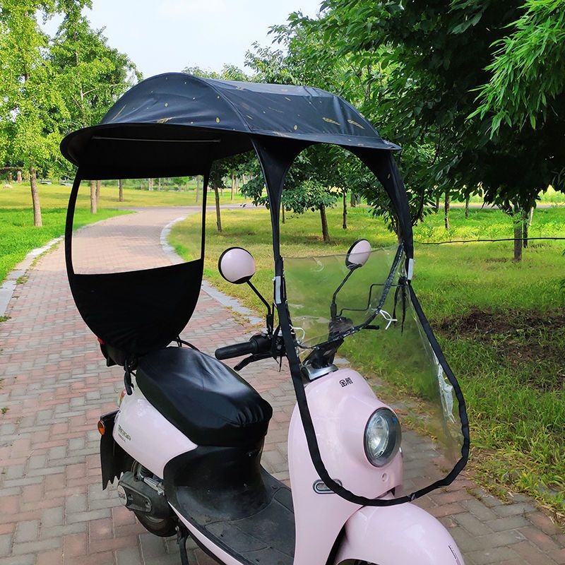 새로운 전동 스쿠터 비/햇빛 가리개 캐노피 방수 햇빛  - Electric Scooter Rain Cover 리뷰 및 가격