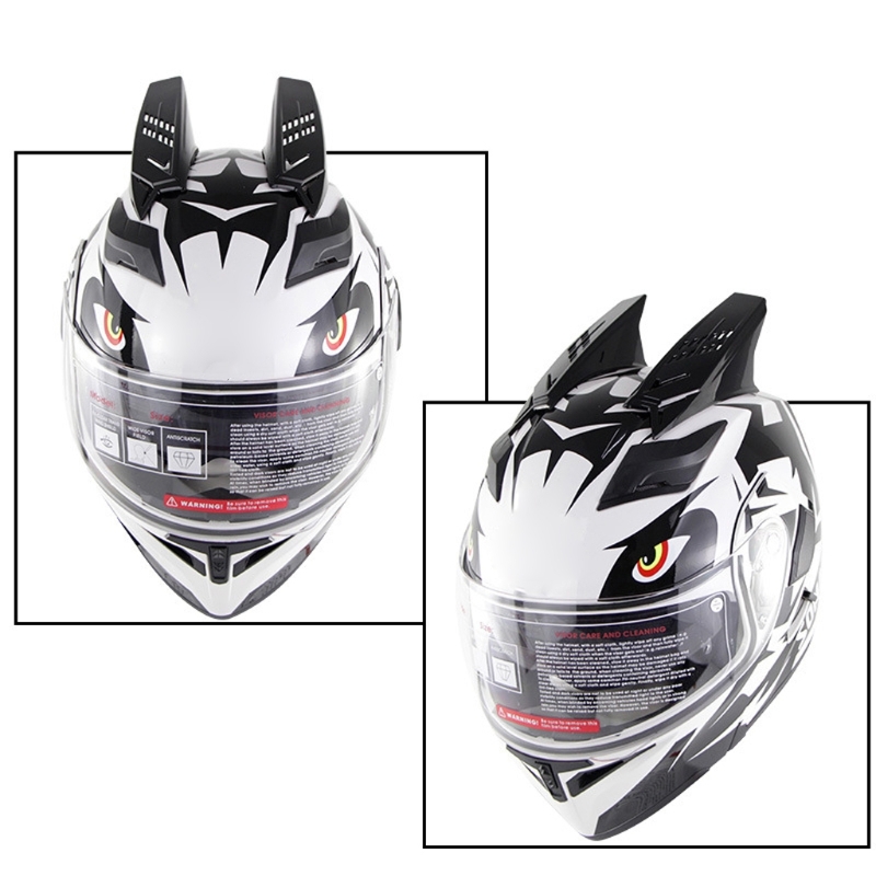 2x 스쿠터 먼지 자전거 헬멧 경적 오토바이 헬멧 뿔  - Scooter Helmet Set 리뷰 및 가격