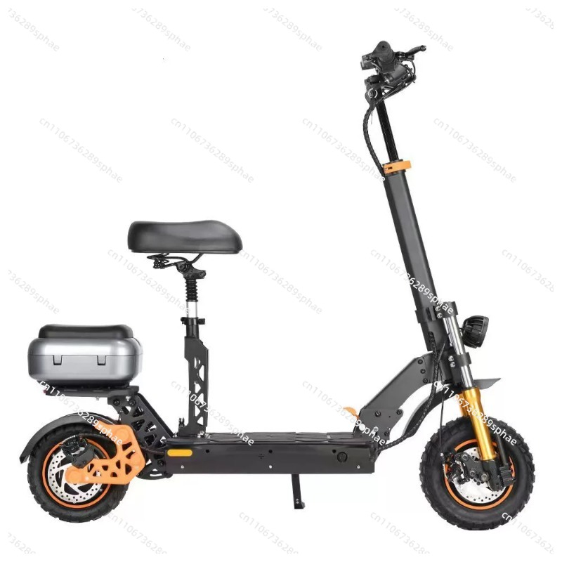 휴대용 800W48V 리튬 배터리 접이식 성인용 좌석  - Folding Electric Scooter 리뷰 및 가격