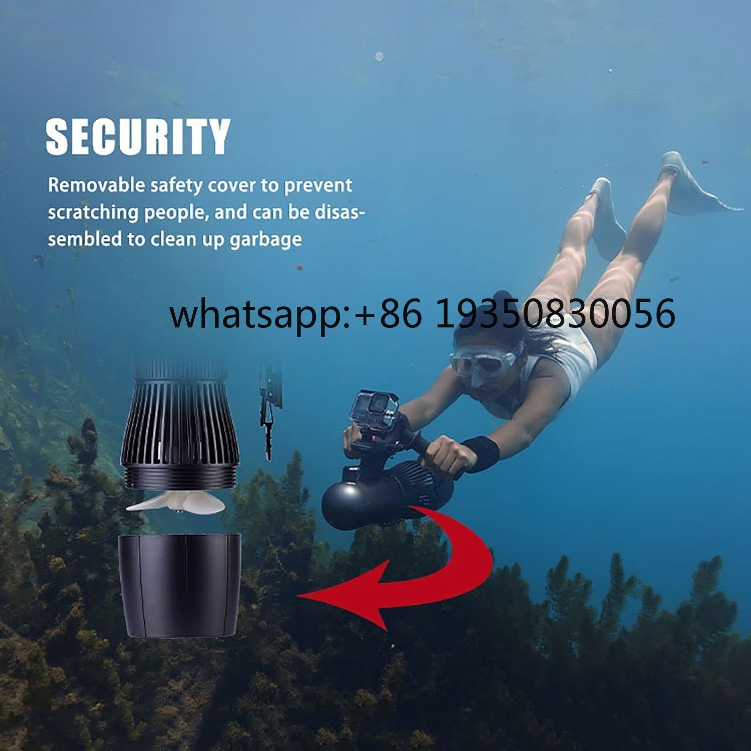 카몰레치 500W 전동 수중 스쿠터 40M 프리다이빙  - Electric Scooter 500W 리뷰 및 가격